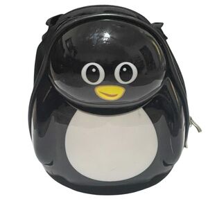 Travel Buddies Penguin Backpack Kids Mini Hard Shell Novelty Animal Bag 11”